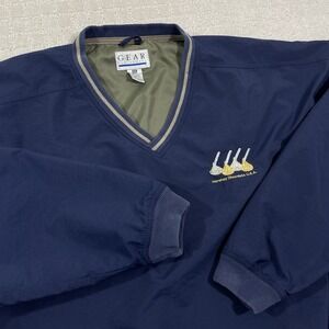 Vintage 90s Hershey Kiss Chocolate Sz 2XL Candy Snack Promo Windbreaker Jacket